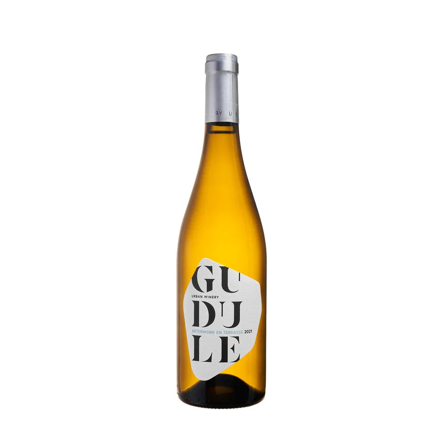Vin blanc bio Gudule Winery Brussels. Raisins bio vinifiés en Belgique.