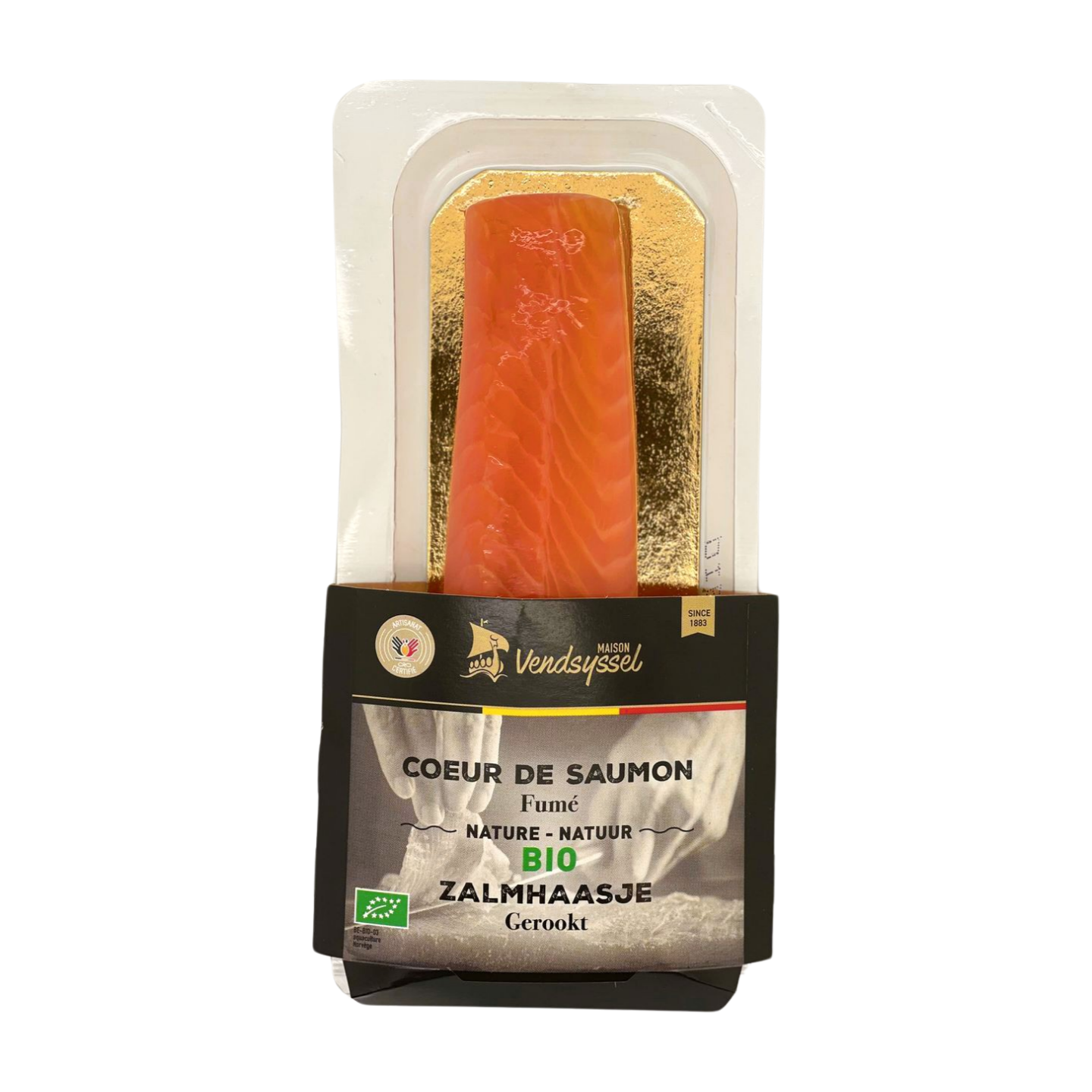 Coeur De Saumon Fumé Coeur De Saumon Fumé 150g 14 Cœur de saumon fumé bio nature - 100g – DFM Saveurs